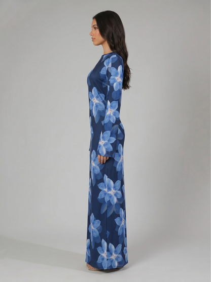 Sana Floral Maxi Dress - Nour Modesty