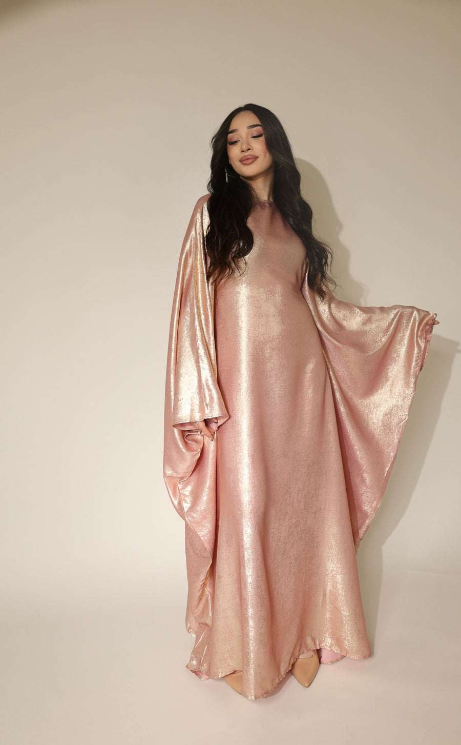 Luxury Butterfly Abaya Green