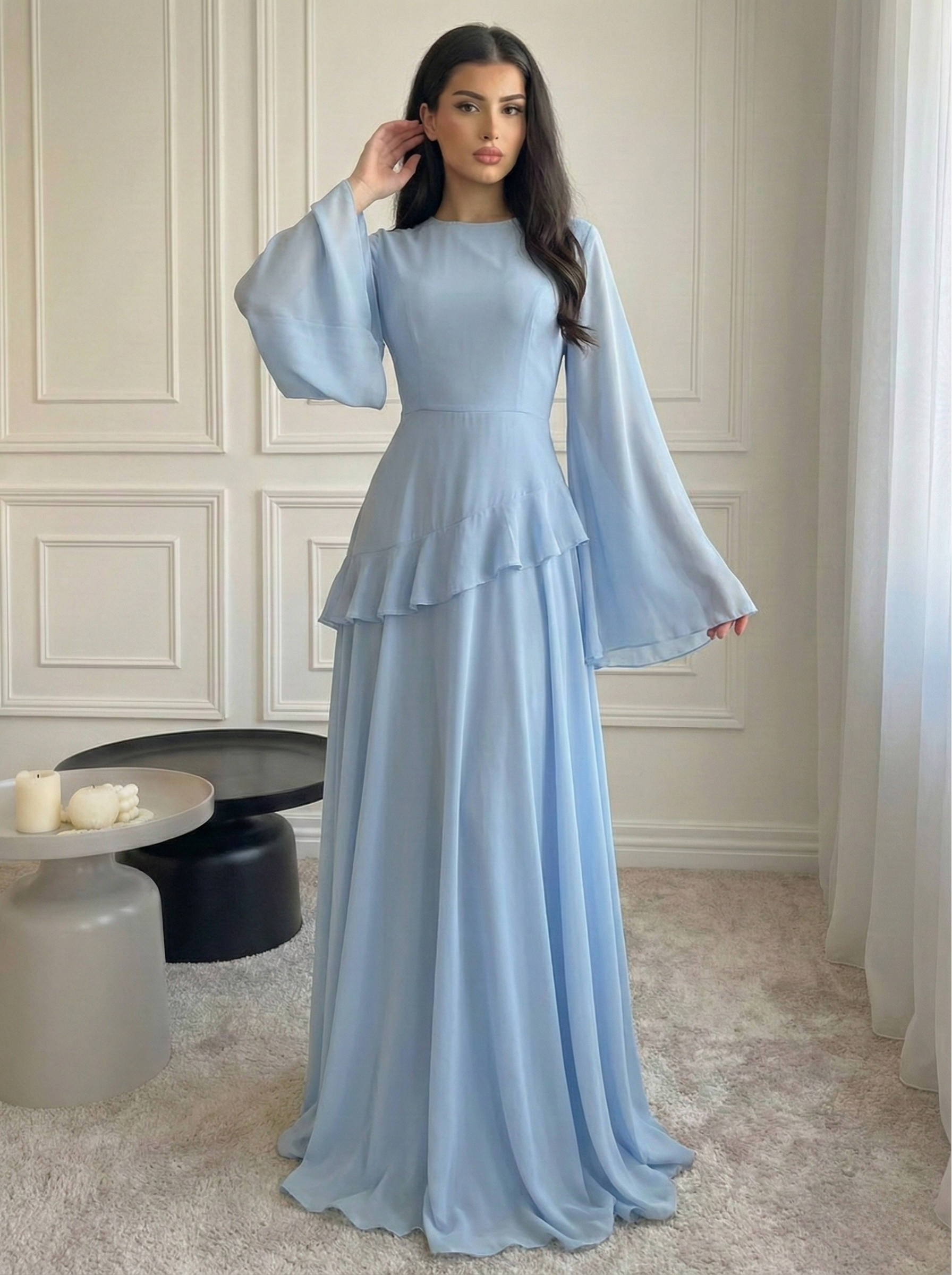 Aurora Modest White Dress Formal Evening Modest wedding dresses, Nikkah, Graduation, Formal, Daily, Abaya Store Near Me Aurora Modest White Dress Formal Evening Modest wedding dresses, Nikkah, Graduation, Formal, Daily, Abaya Store Near Me