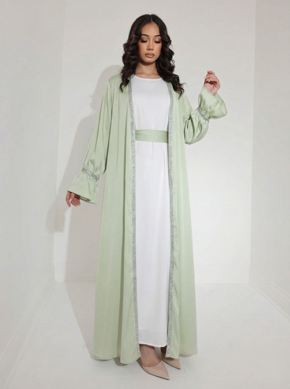 Luxury Abaya Set Green