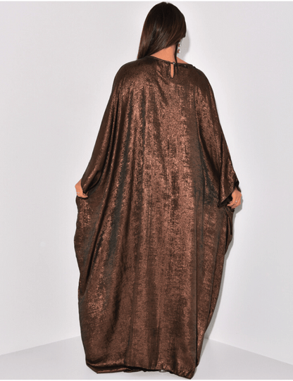 Luxury Butterfly Abaya Brown - Nour Modesty