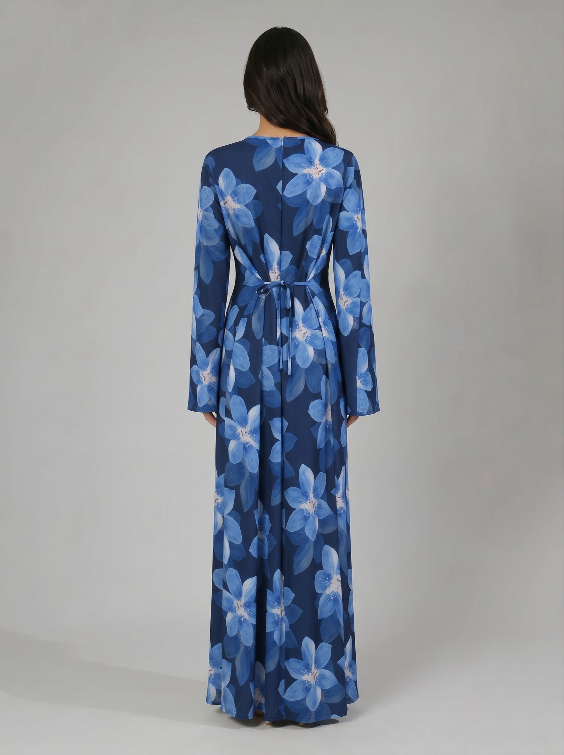 Sana Floral Maxi Dress - Nour Modesty