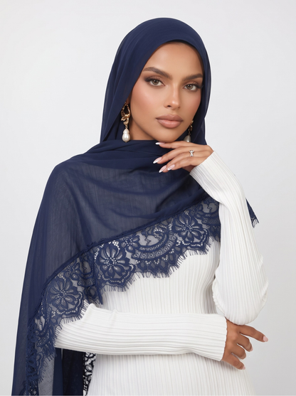 Lace Modal Hijab