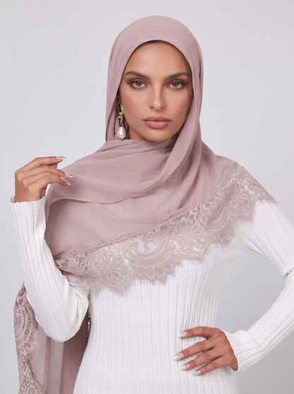 Lace Modal Hijab