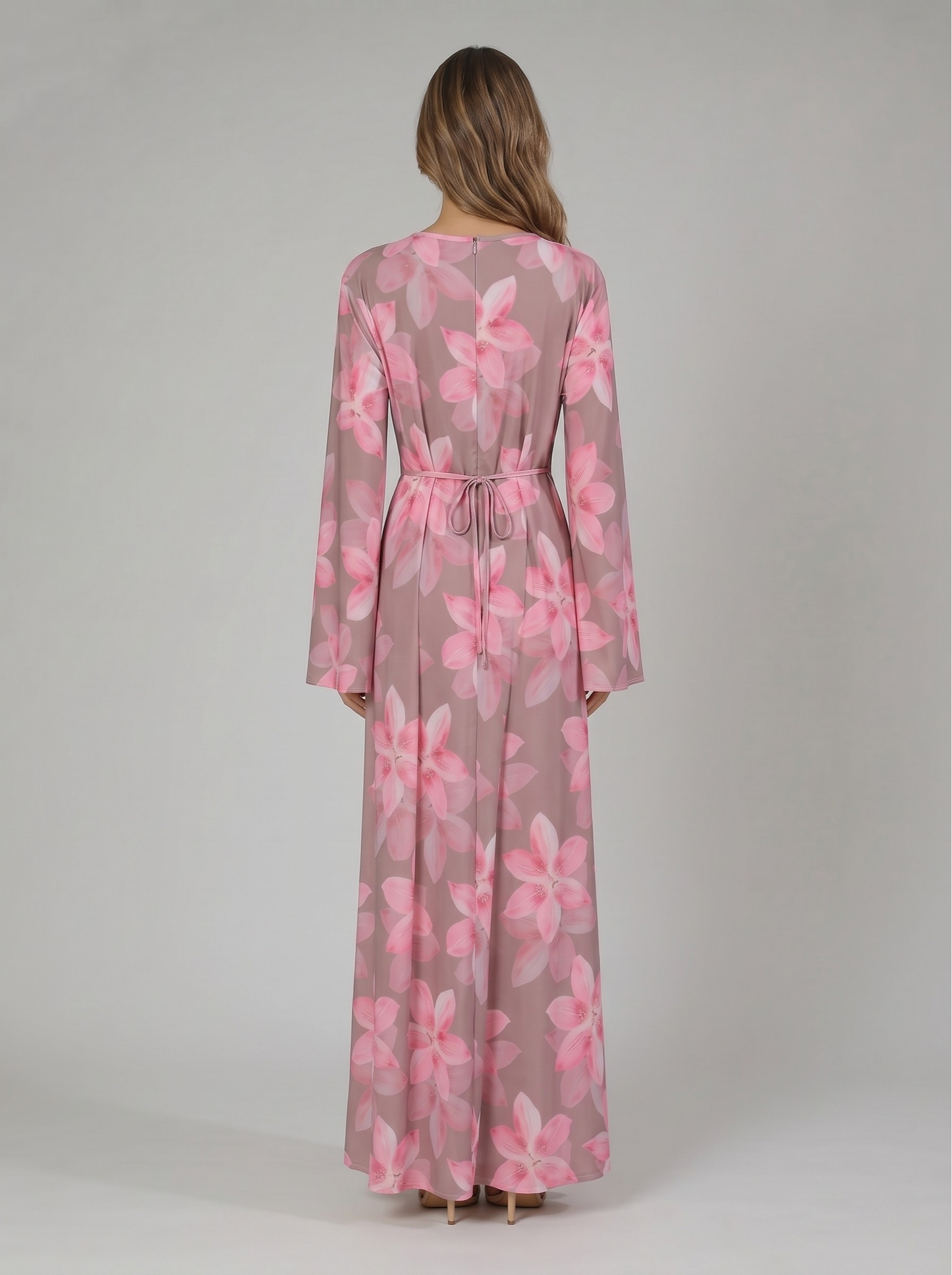 Sana Floral Maxi Dress - Nour Modesty