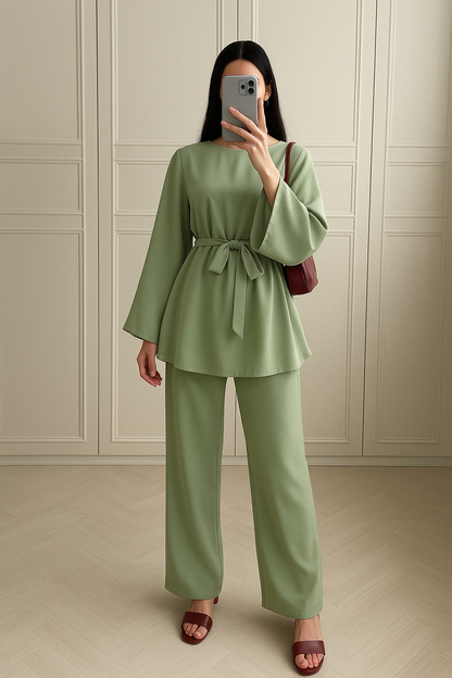 Modest co ord set - purple