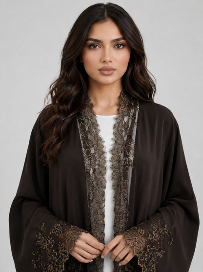 Lujain Lace Abaya