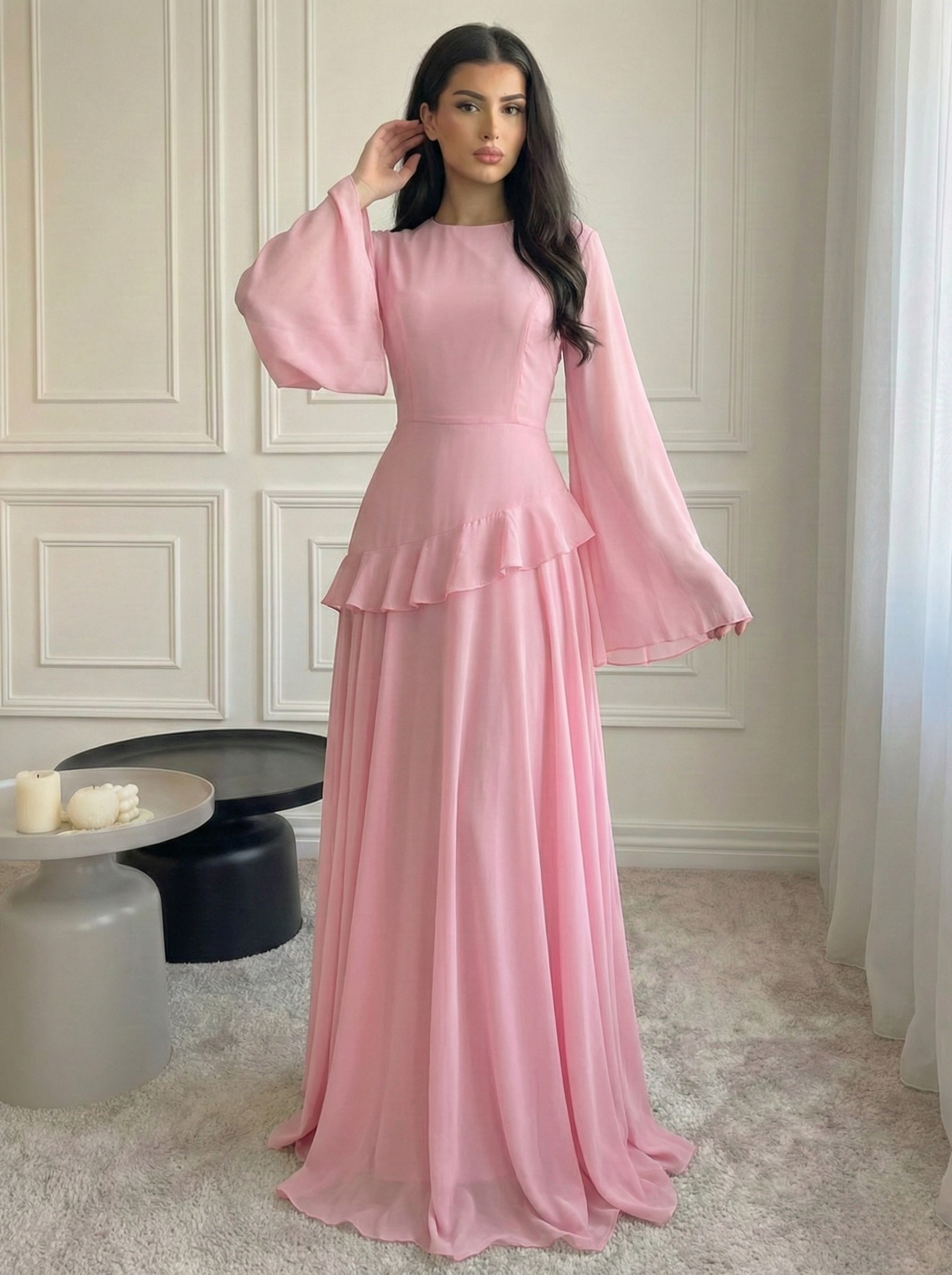 Aurora Modest White Dress Formal Evening Modest wedding dresses, Nikkah, Graduation, Formal, Daily, Abaya Store Near Me