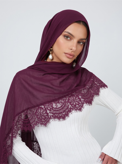 Lace Modal Hijab