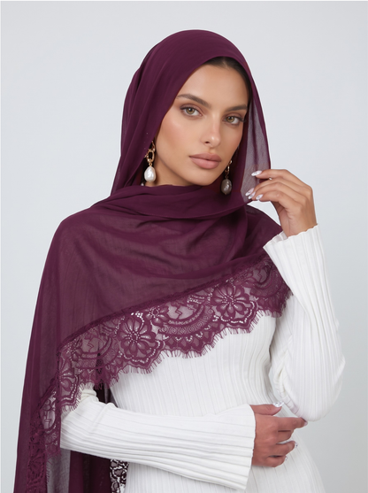 Lace Modal Hijab