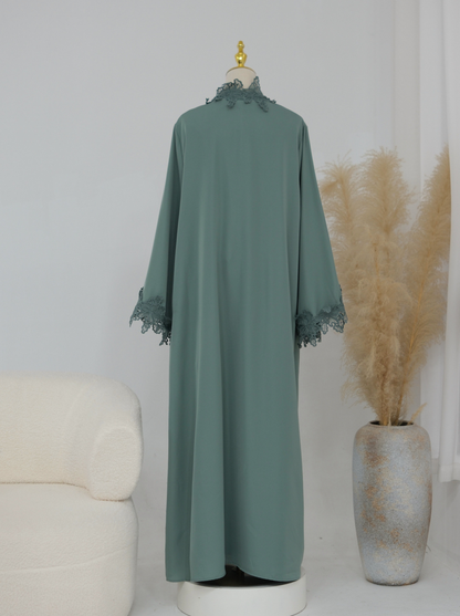 Amelie Lace Abaya Set - Nour Modesty