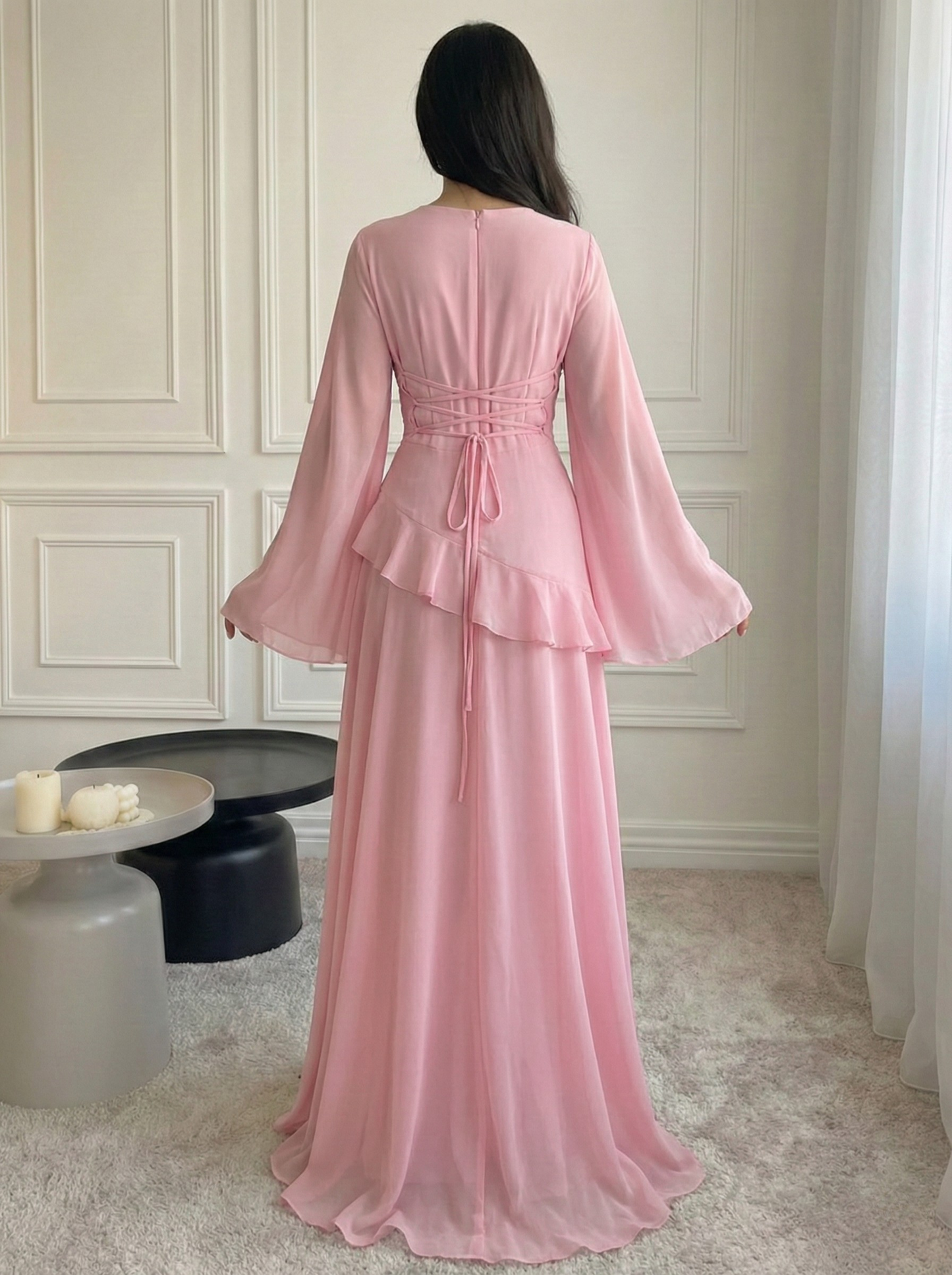 Aurora Modest Dress Pink