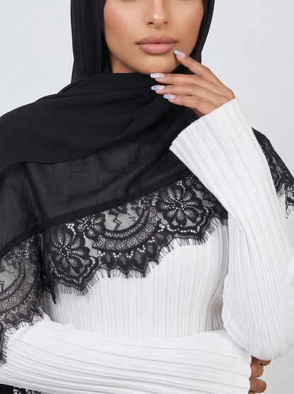 Lace Modal Hijab