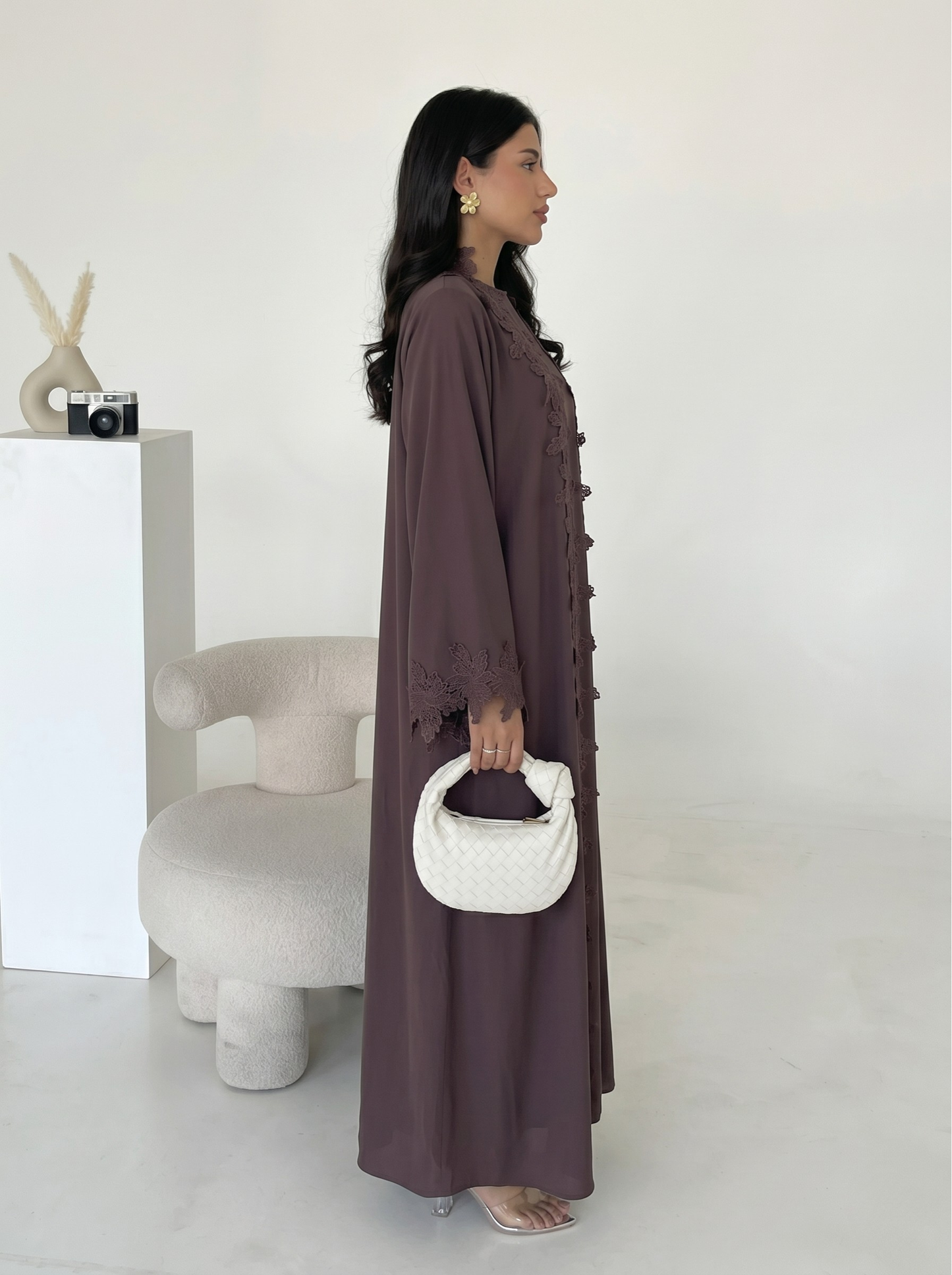 Amelie Lace Abaya Set - Nour Modesty