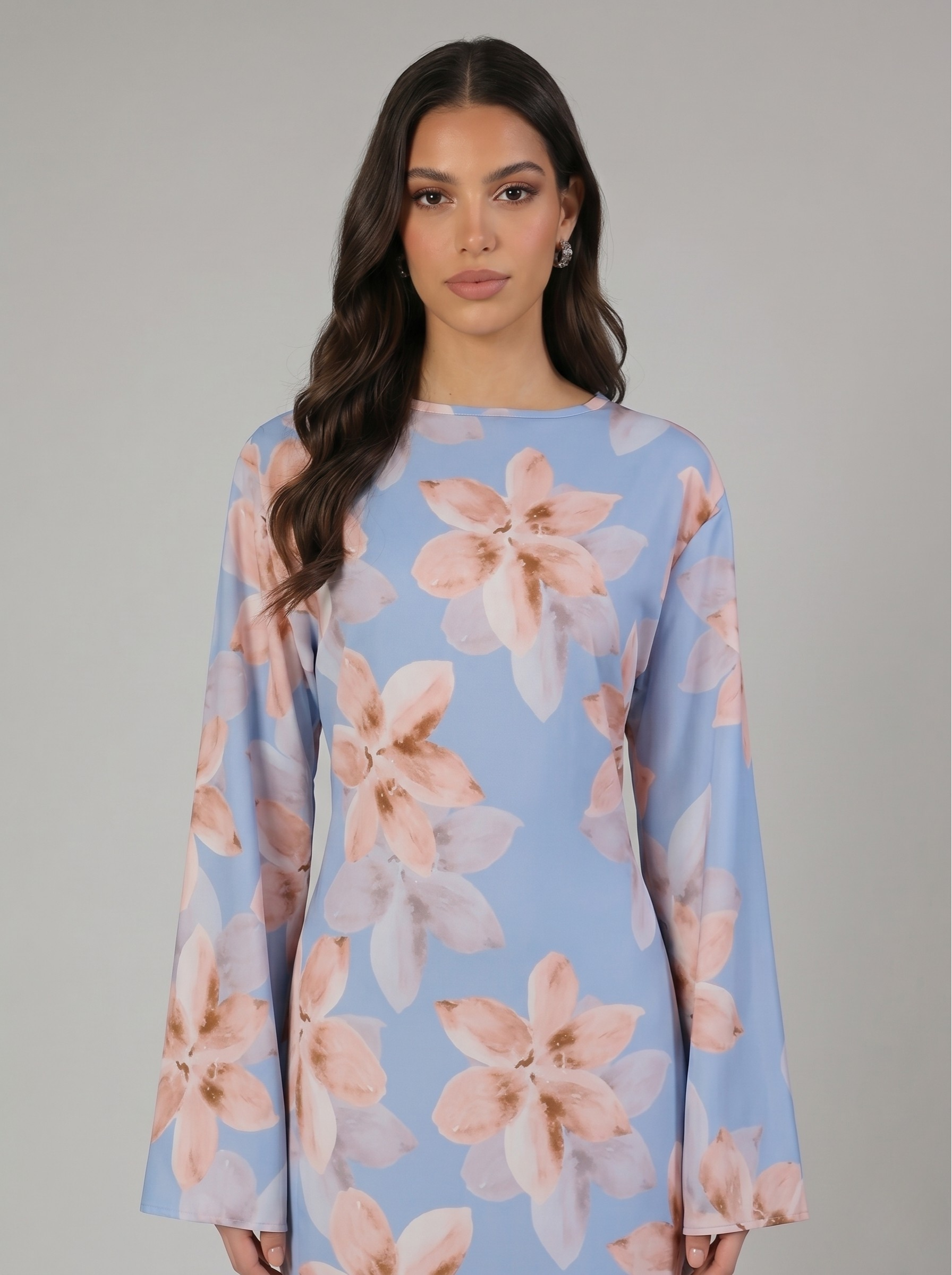 Sana Floral Maxi Dress - Nour Modesty
