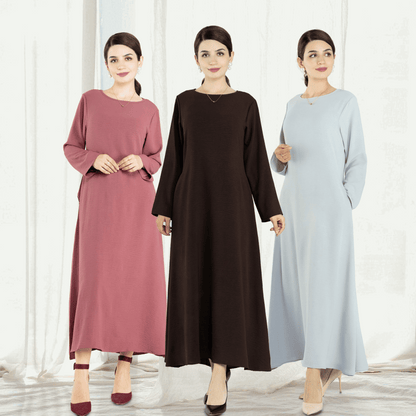 Abaya Inner Slip Dress - White