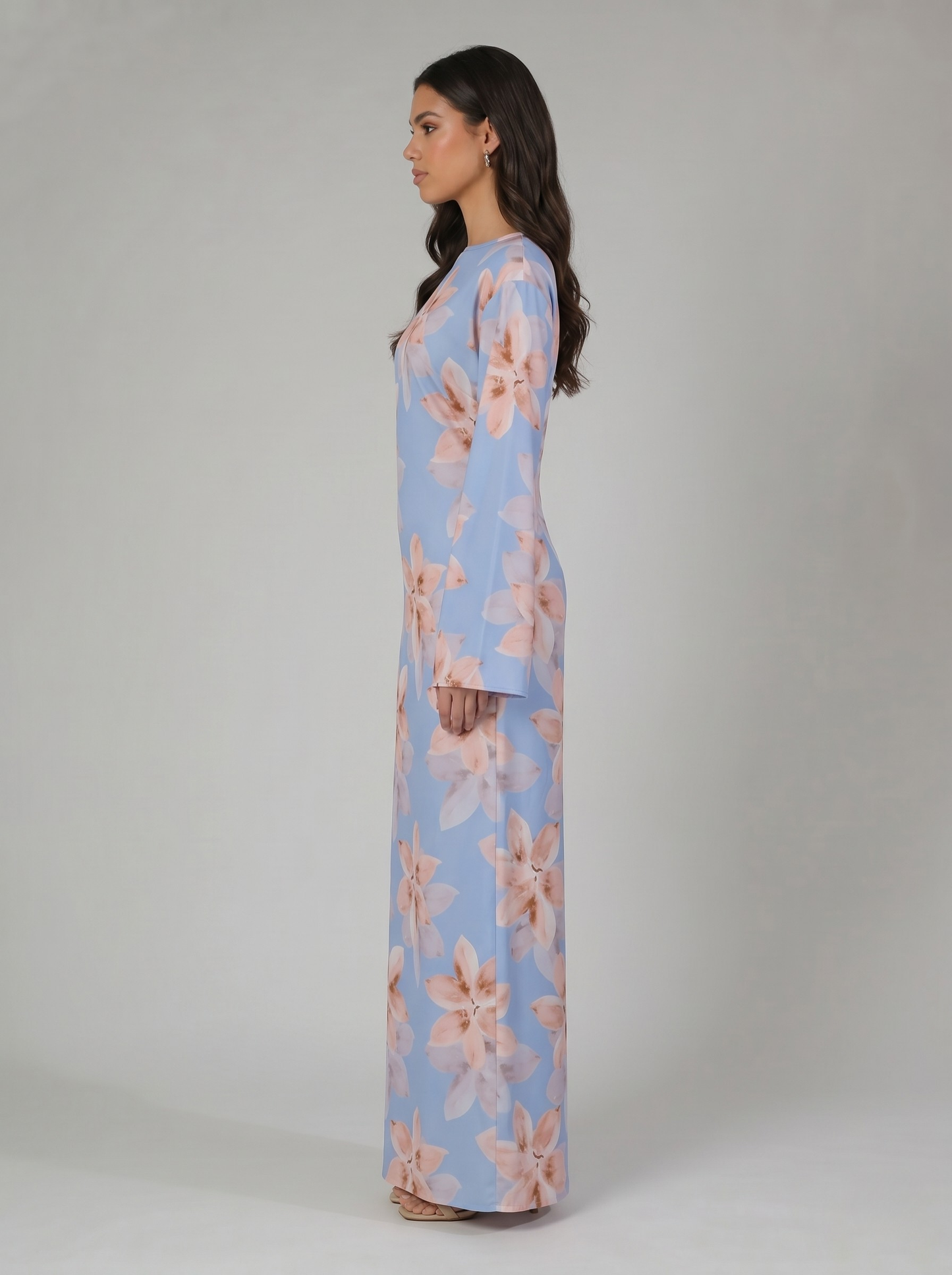 Sana Floral Maxi Dress - Nour Modesty
