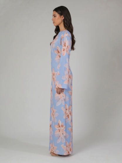 Sana Floral Maxi Dress - Nour Modesty