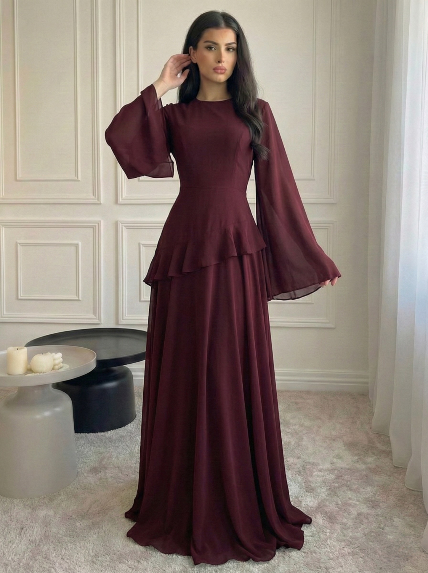 Aurora Modest Dress Pink