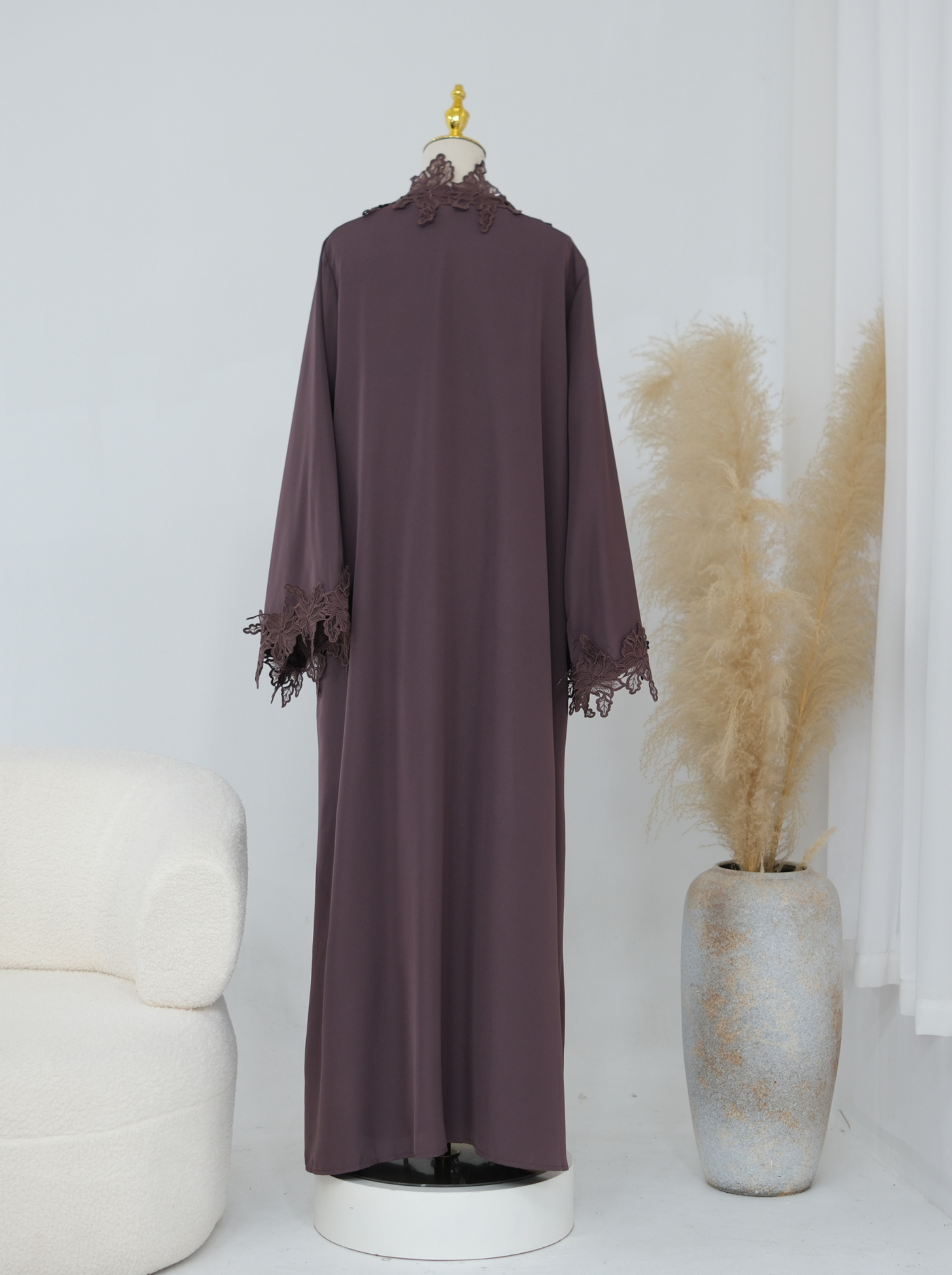 Amelie Lace Abaya Set - Nour Modesty