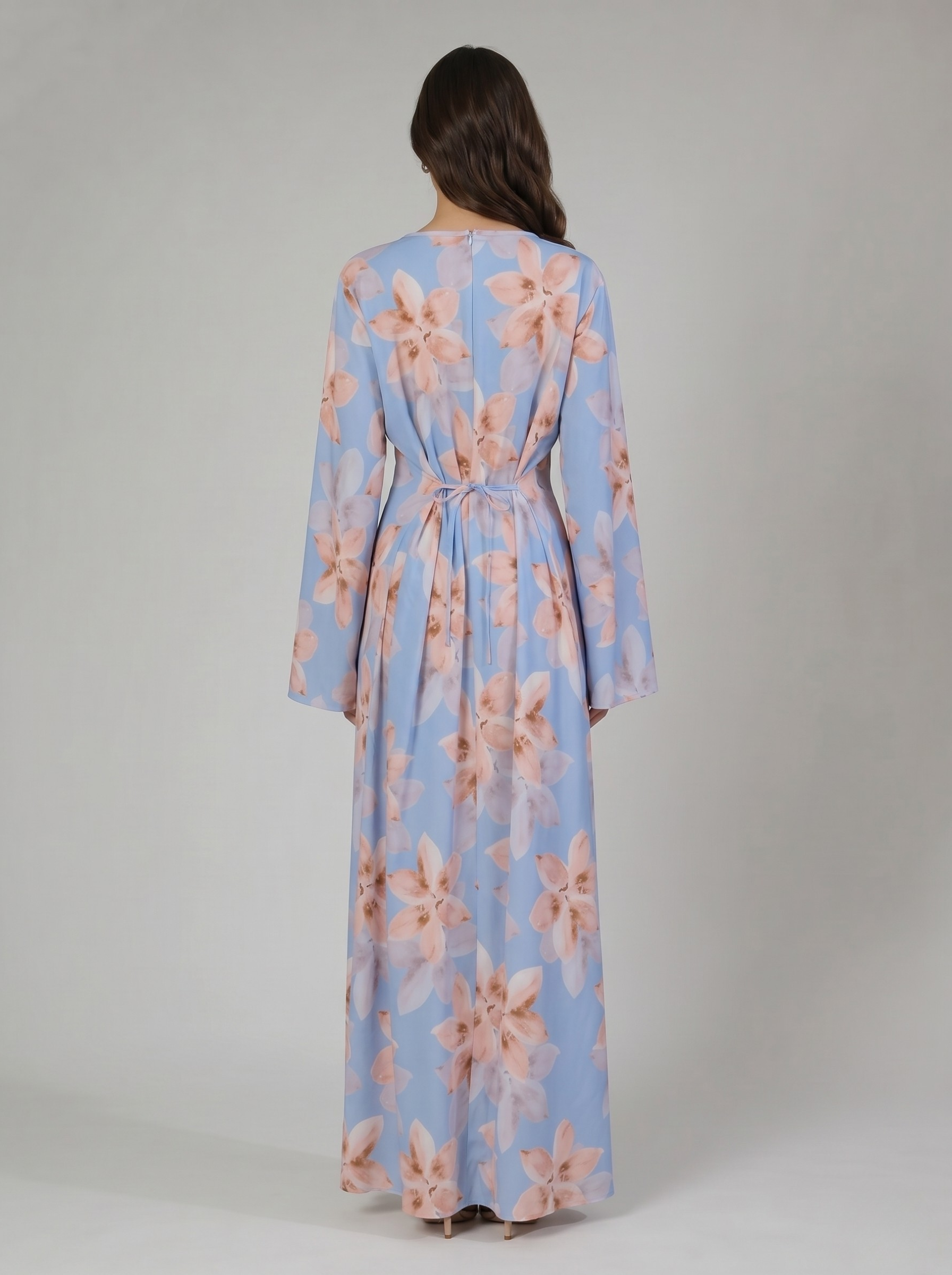 Sana Floral Maxi Dress - Nour Modesty