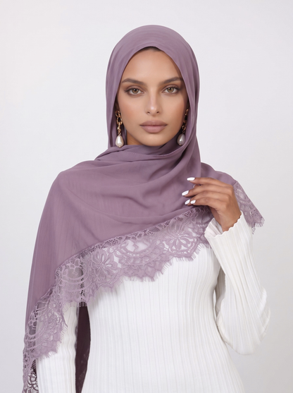 Lace Modal Hijab