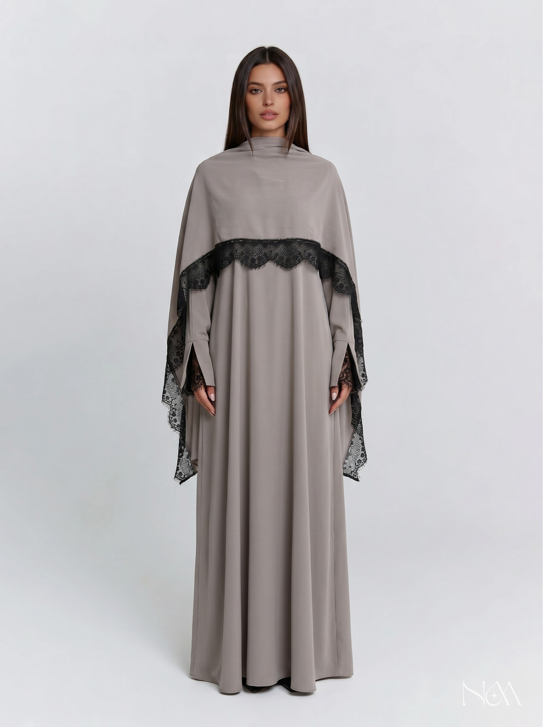 formal abaya dress Adele Lace Set, Ramadan, Eid Outfit, Vacation, Formal, Daily, Abaya Store Near Me | United States, US Delivery | Canada | Germany a symbol of luxury Color:Abstract Black COLOR::PINK Royal Blue A-Line Lace