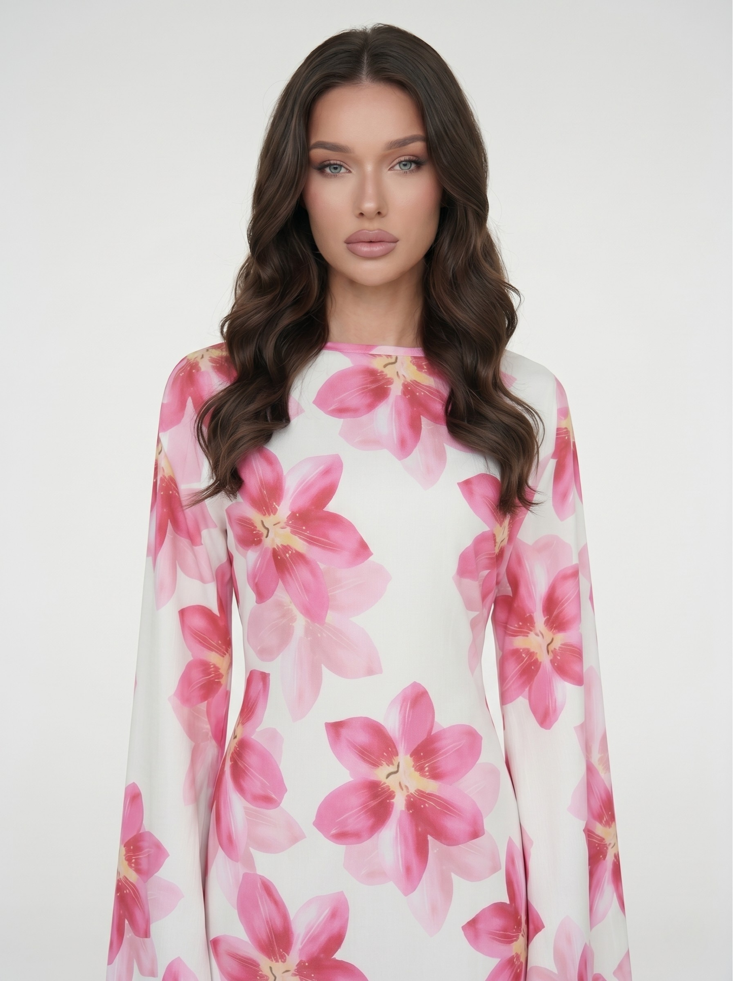 Sana Floral Maxi Dress - Nour Modesty