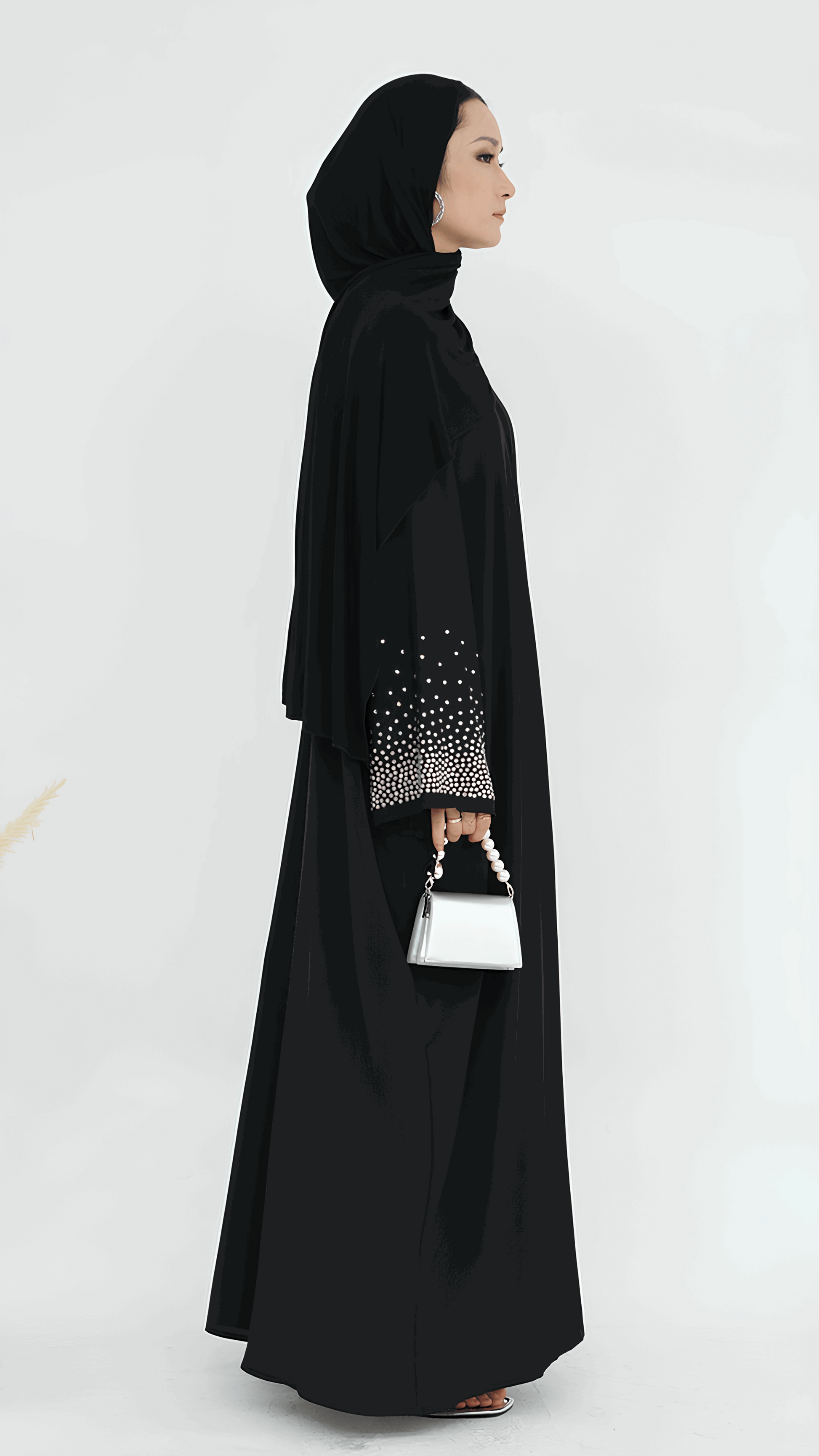 Jameela - Rhinestone Abaya (Copy) - Nourela