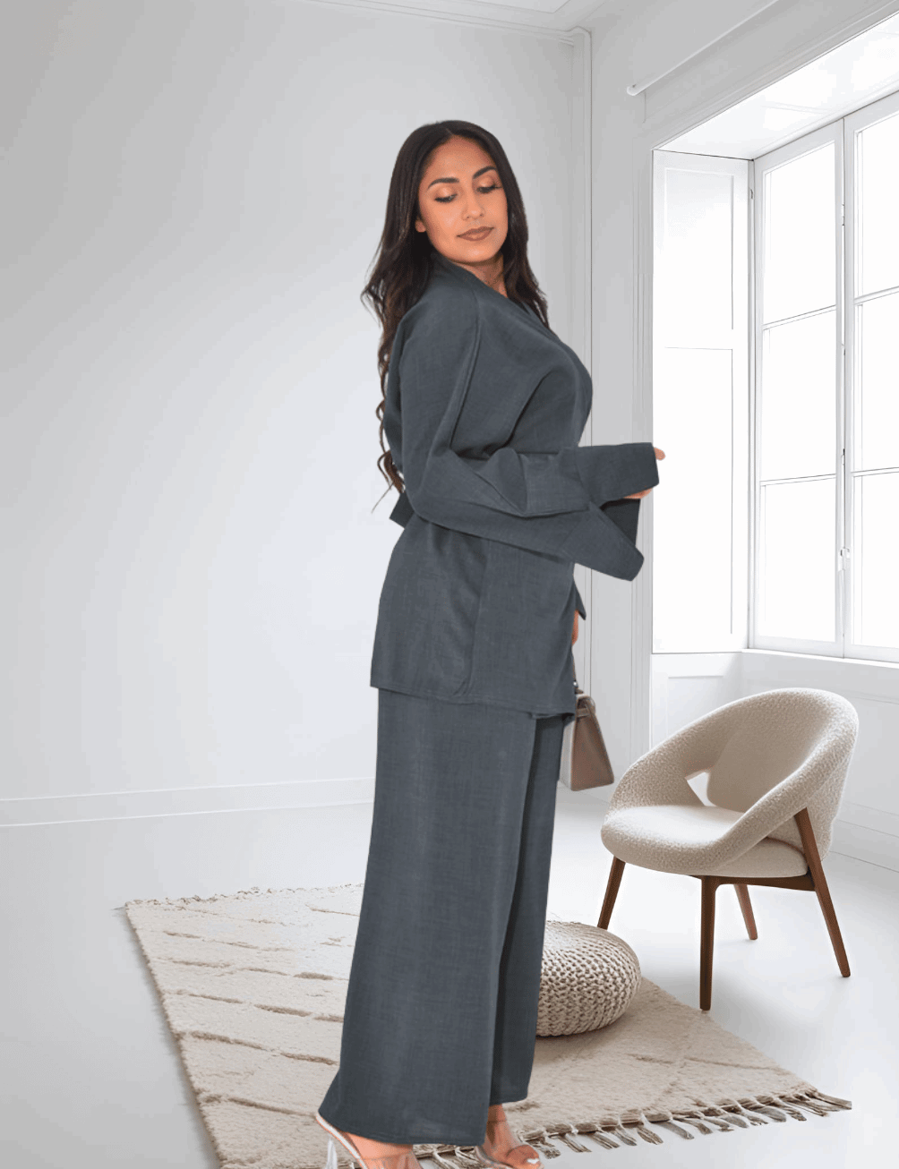 Sahra - Crinkled Linen 2pc Set