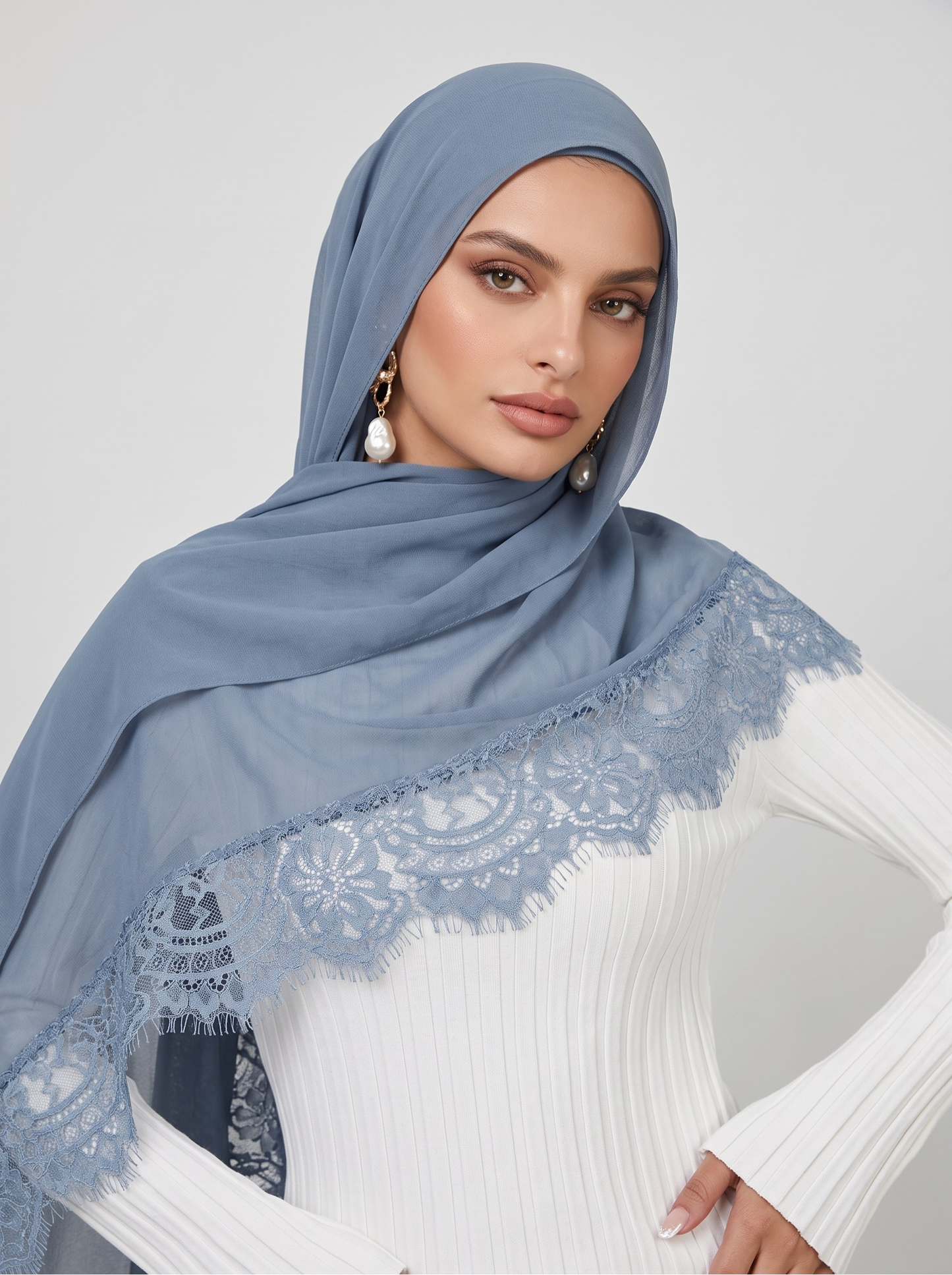 Lace Modal Hijab
