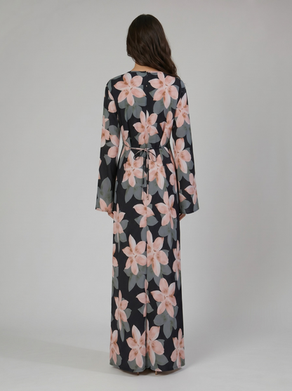 Sana Floral Maxi Dress - Nour Modesty