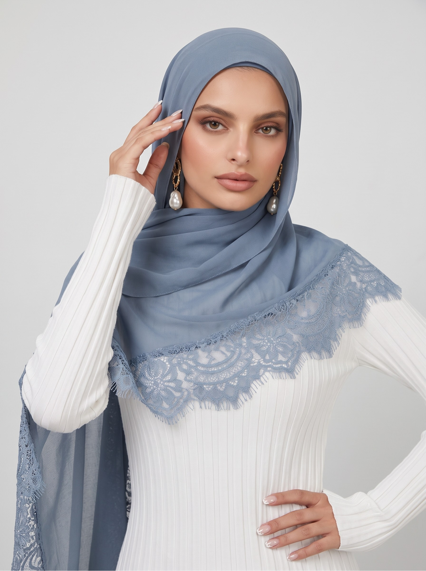Lace Modal Hijab