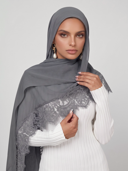 Lace Modal Hijab