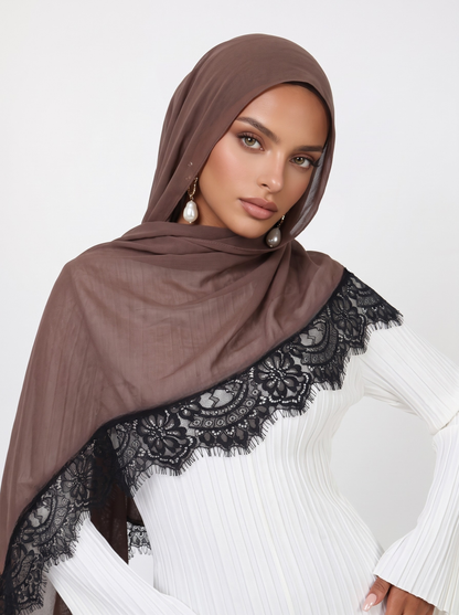 Lace Modal Hijab