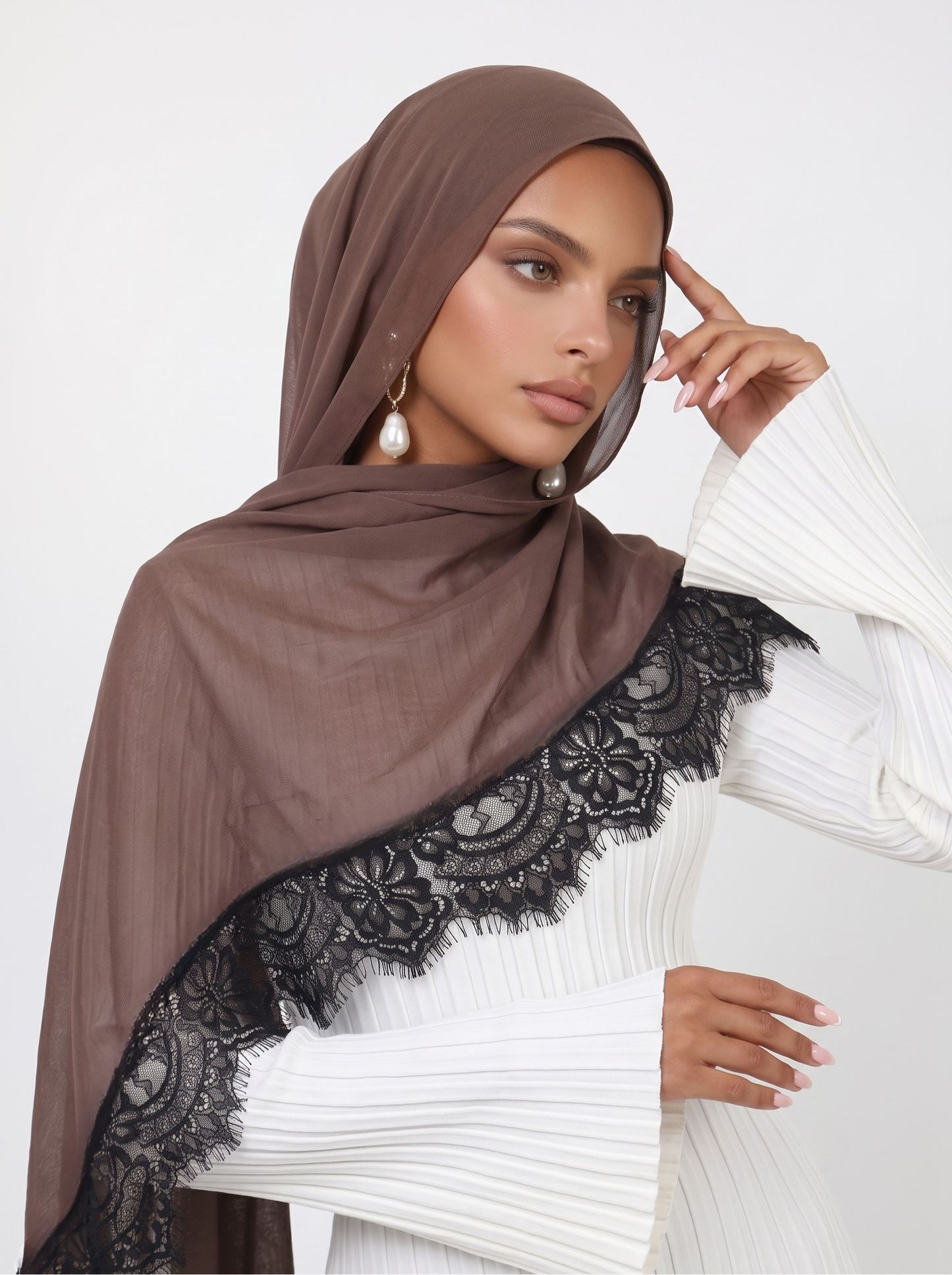 Lace Modal Hijab