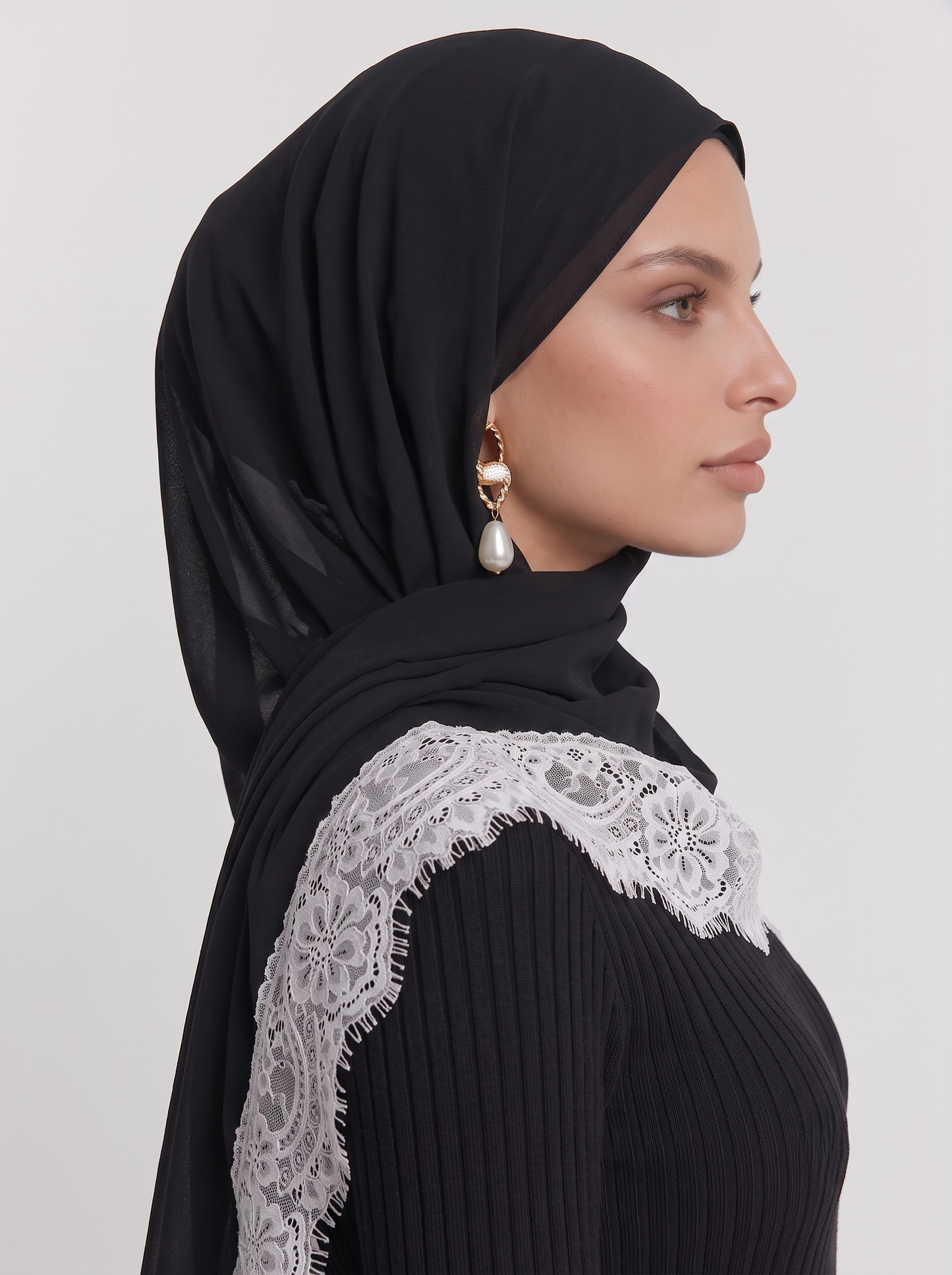 Lace Modal Hijab