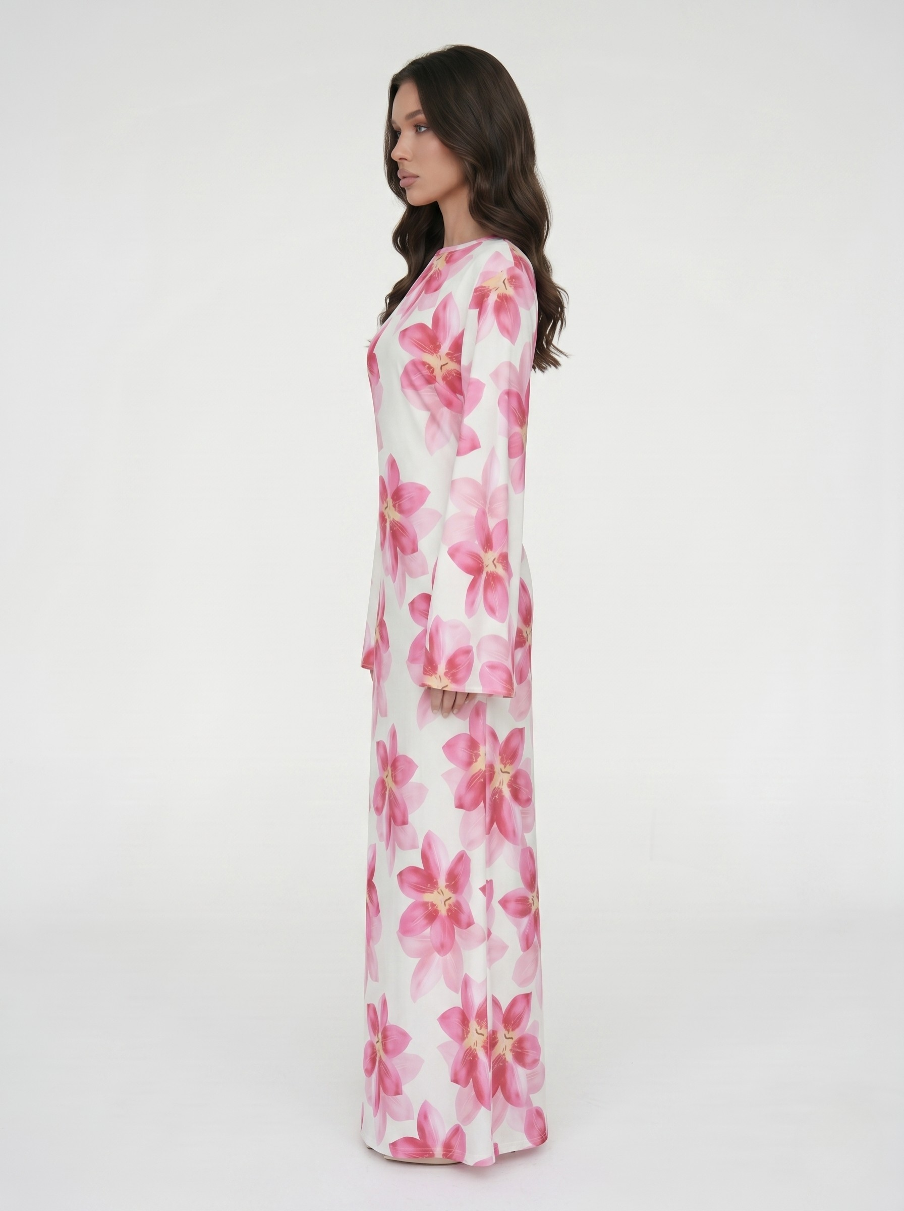 Sana Floral Maxi Dress - Nour Modesty