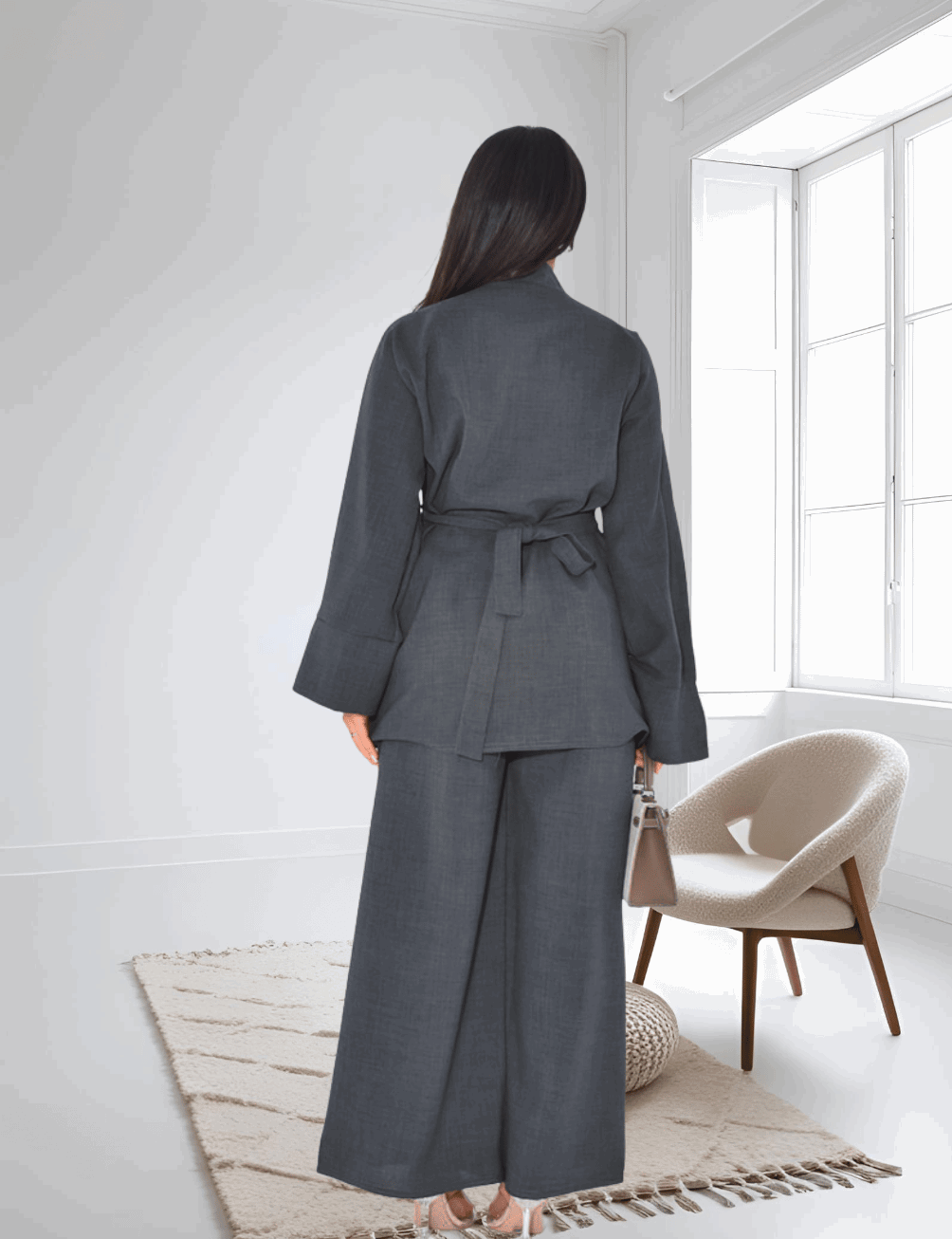 Sahra - Crinkled Linen 2pc Set