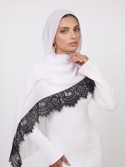 Lace Modal Hijab