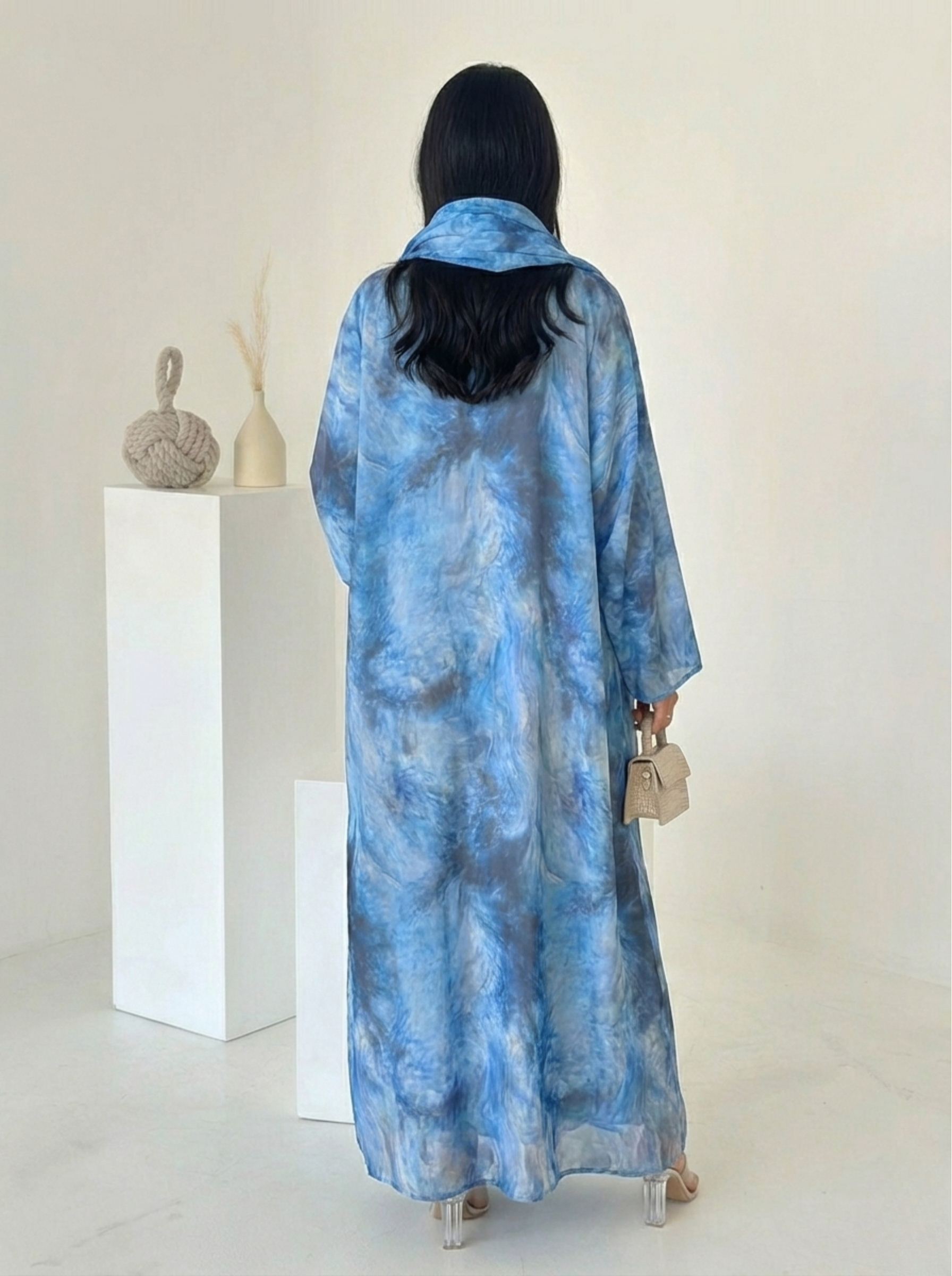 Elara Watercolor Abaya - Nour Modesty
