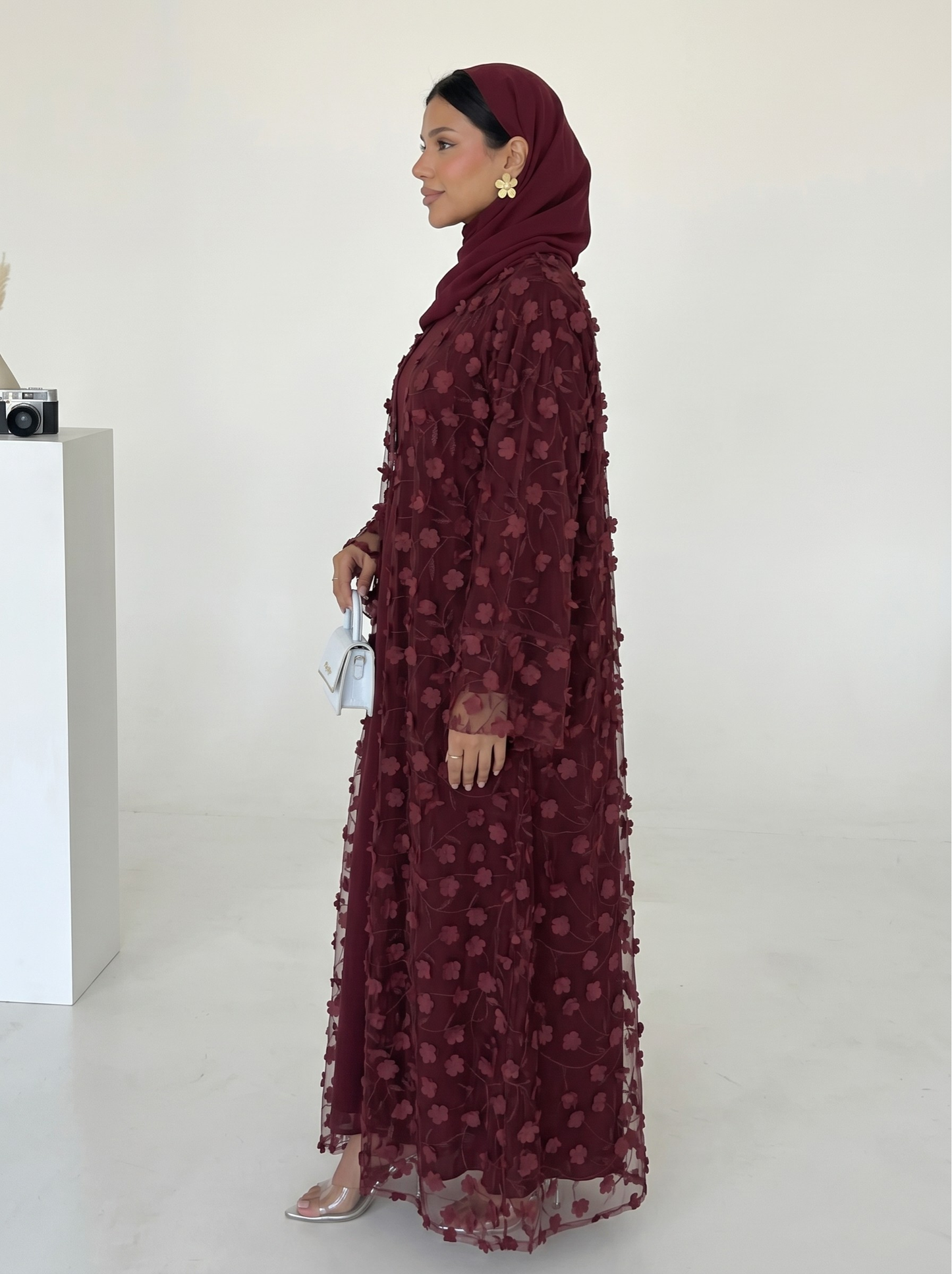 Safira Floral Abaya Set - Nour Modesty