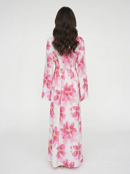 Sana Floral Maxi Dress - Nour Modesty