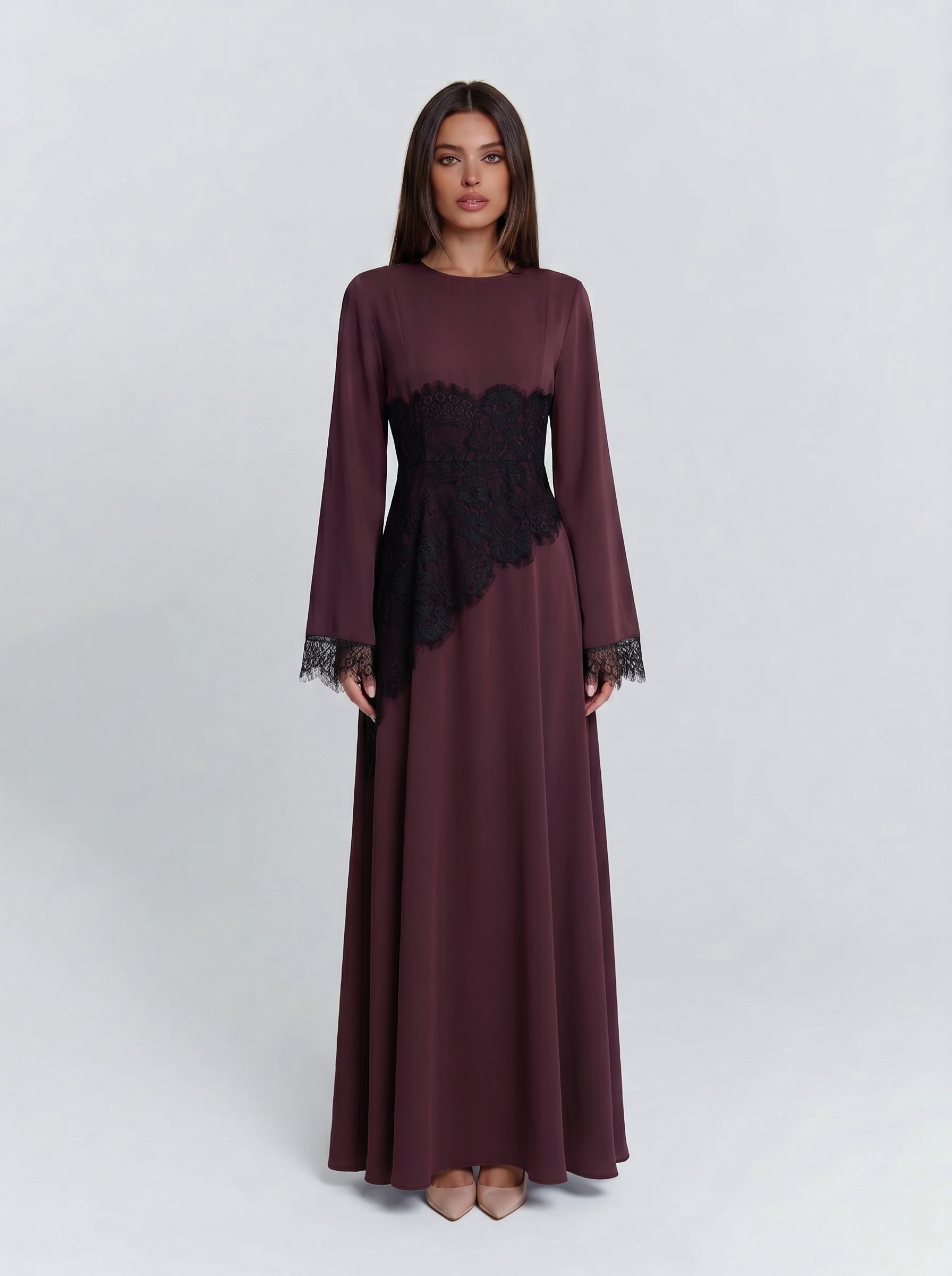 Zuri Lace Modest Dress Formal Evening Modest wedding dresses, Nikkah, Graduation, Formal, Daily, Abaya Store Near Me | United States, US Delivery |