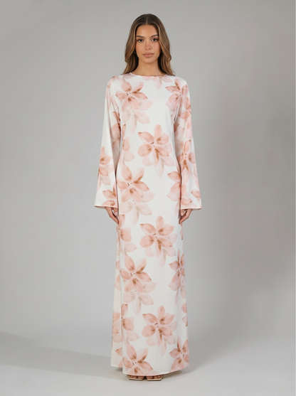 Sana Floral Maxi Dress - Nour Modesty