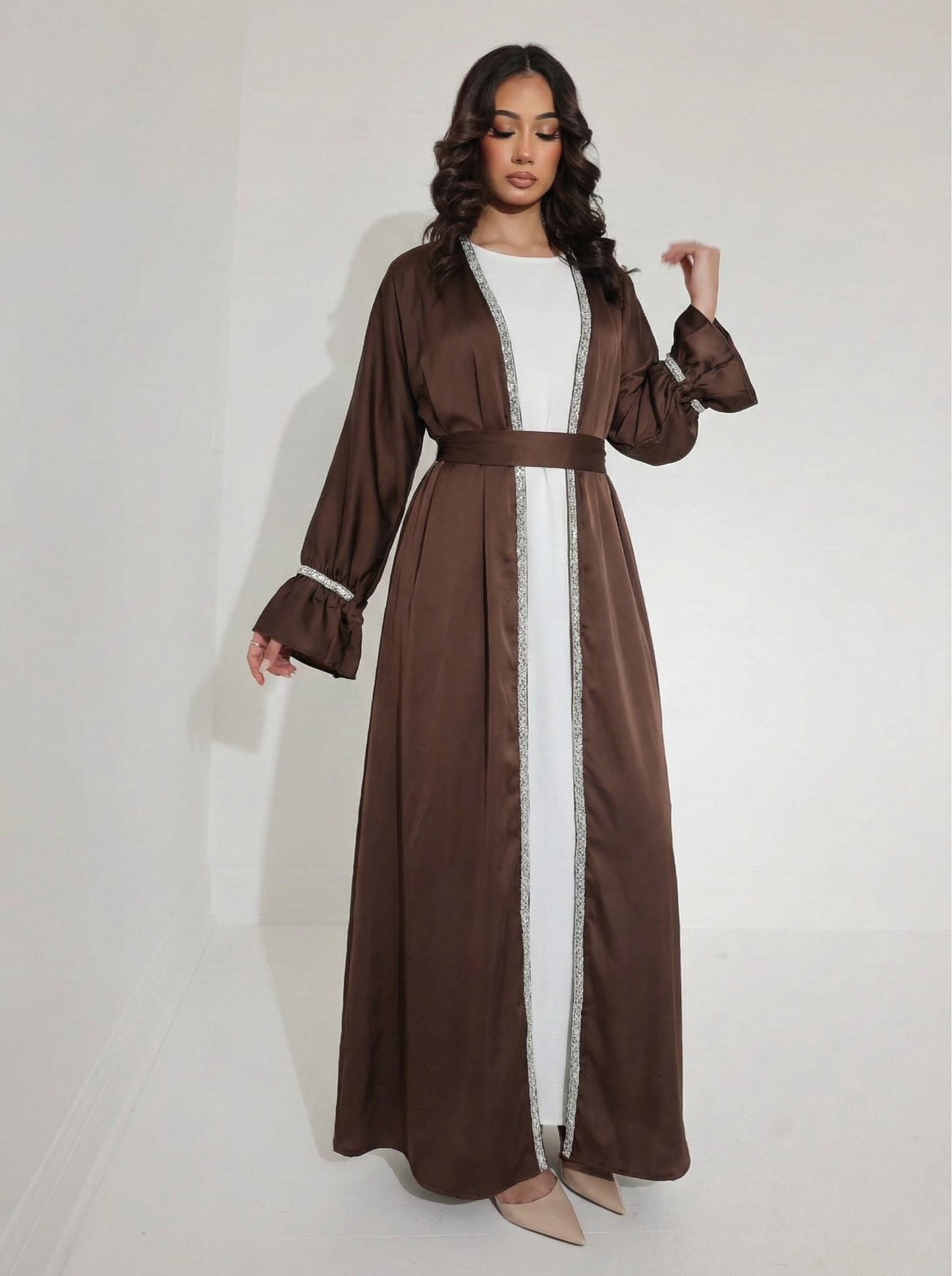 Luxury Abaya Set Green