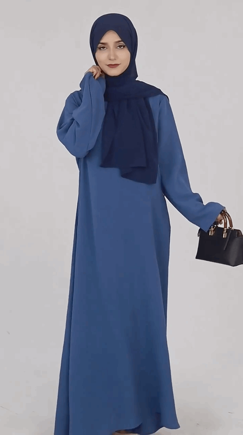 Abaya Inner Slip Dress - White
