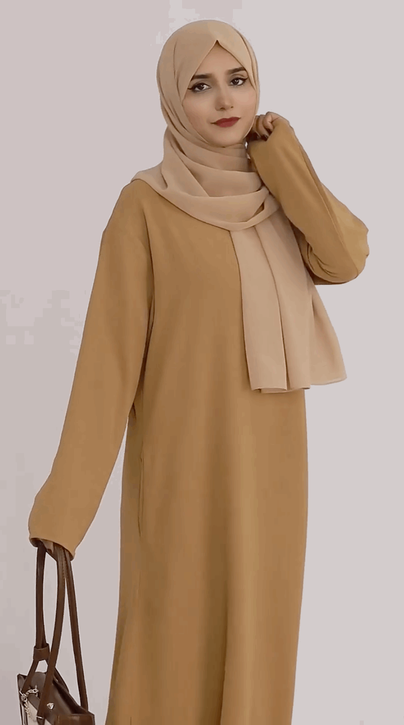 Abaya Inner Slip Dress - White