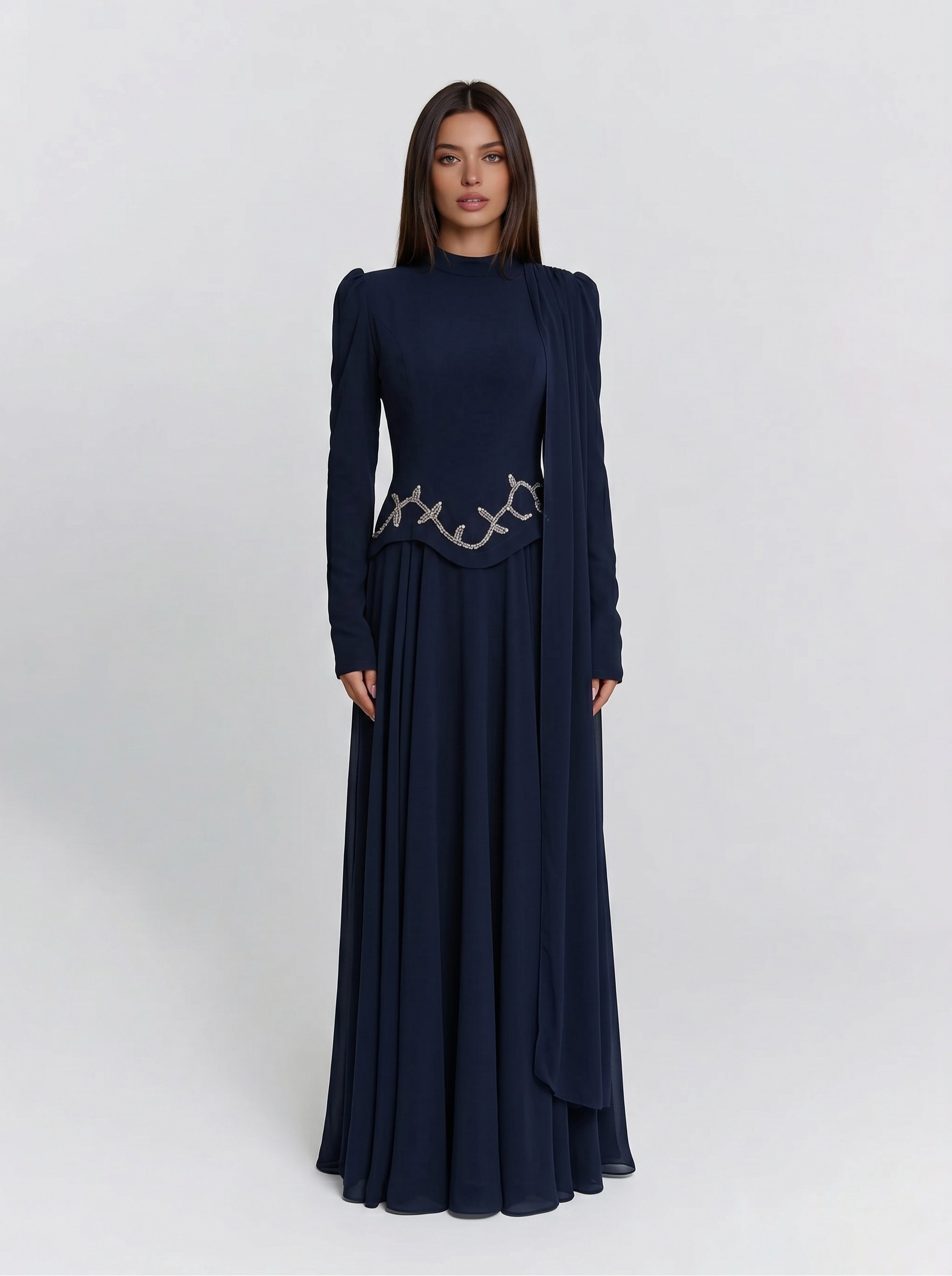 Sana Modest Wedding Guest dress Formal Evening Modest Wedding dresses Evening Dress, Nikkah, Graduation, Formal, Daily, Abaya Store Near Me