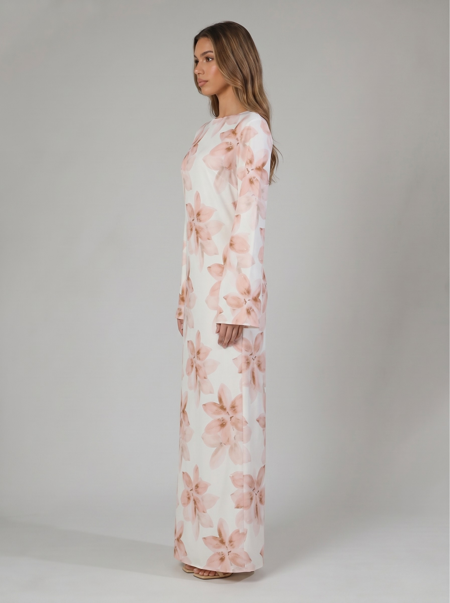 Sana Floral Maxi Dress - Nour Modesty